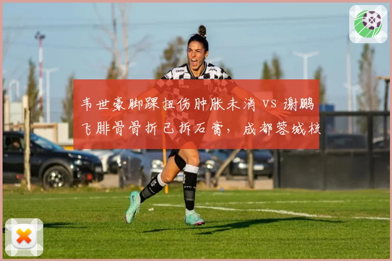 韦世豪脚踝扭伤肿胀未消 vs 谢鹏飞腓骨骨折已拆石膏，成都蓉城核心复出前景一忧一喜